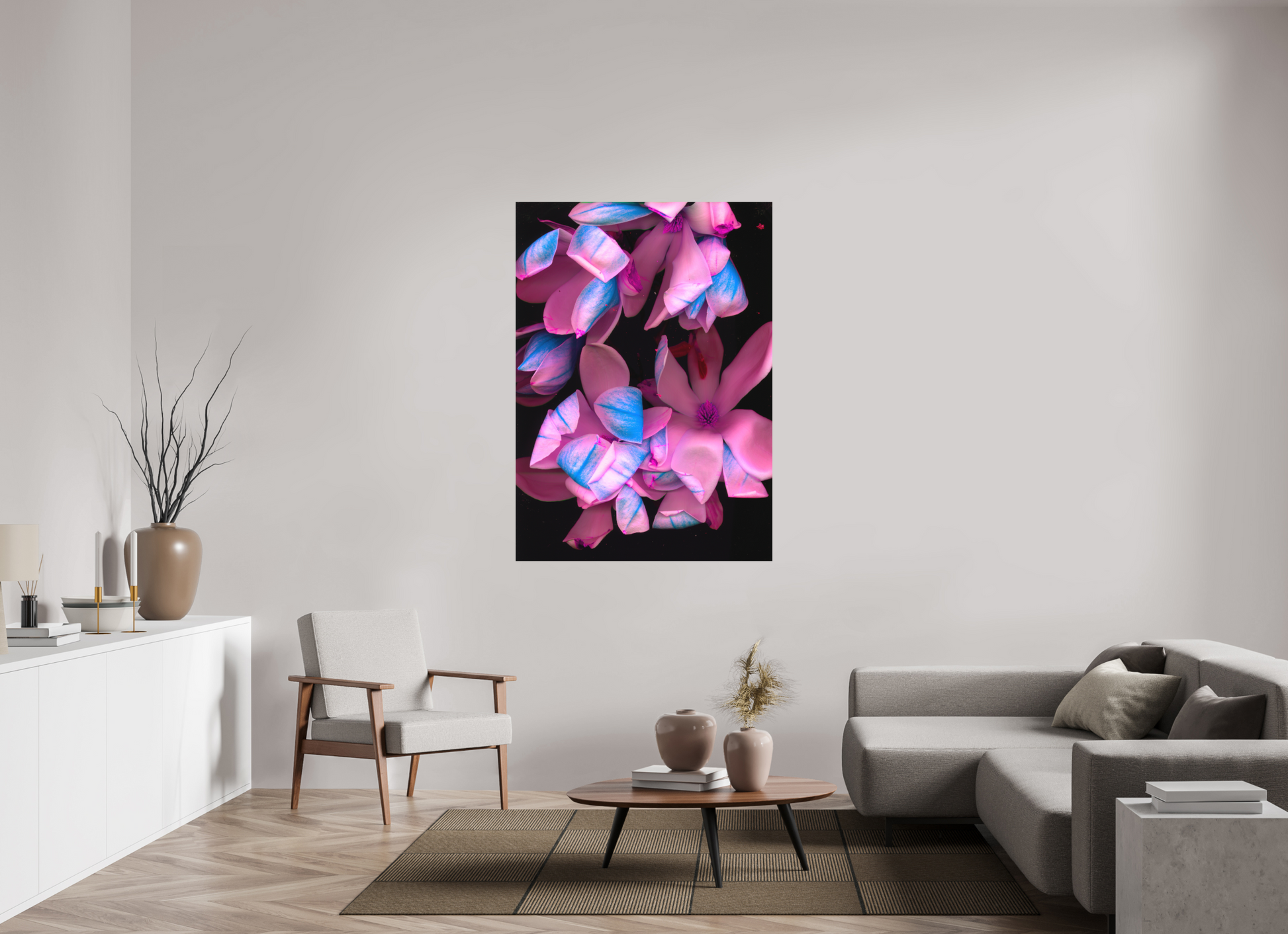 105 cm x 147 cm, black sequ_1 black sequence (Format B: 105x147cm)